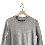 J.Crew  Cashmere Classic Fit Crew Neck Sweater Grey Sz S Photo 2