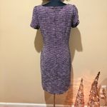 Karl Lagerfeld  Purple Tweed stretch  Midi Dress size 8 Photo 1