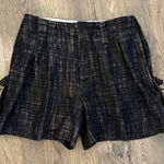 Marc Jacobs  Tweed Bouclé Shorts Size 2 Made in Italy Black White Wool Photo 0