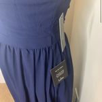 Lulus Lulu’s air of romance navy blue maxi formal dress Photo 2