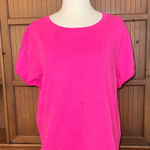Maeve Anthropologie Short Sleeve Crewneck TShirt, Raw Hems, Sz M Photo 0