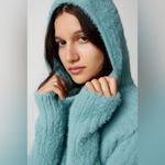 Urban Outfitters iets Frans… Eyelash Shrunken Hoodie Sweater Sweatshirt Large Photo 1