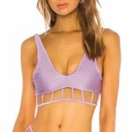 Tularosa Swim Bikini Top in Purple Sz S Photo 0