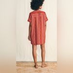 Faherty Women's Red Sanibel Basketweave Dress Photo 10