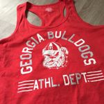 Rivalry Threads NWOT Georgia Bulldogs Red Racerback Tank Top Tee University Photo 5