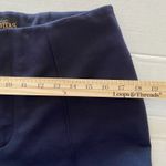 Project Gravitas Annie Ponte Stretch Dress Pants Slim Fit Shaping Sz 12 (flaw) Blue Photo 4