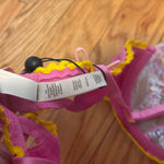 For Love & Lemons  Plumeria Bouquet Bra Pink Multi-Color XSmall NEW WITH TAGS Photo 10