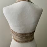 SheIn Brown Washed Denim Halter Top Photo 7