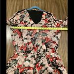 Joie  Ellar silk floral long sleeve romper shorts  in Caviar multi size large Photo 7