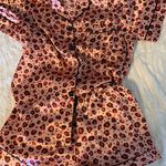 SheIn Satin Cheetah Print Pajama Set Photo 0