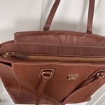 Dooney & Bourke Brown Leather Tote Bag Photo 10