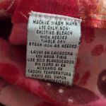 Coldwater Creek Units Shirt Jacket Womens Size Medium Petite Cotton Red Pink Floral Embellished Photo 3