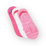 Champion new 𖠌 3 Pack Performance Invisible Liner Socks 𖠌 Pink White Space Dye Photo 4