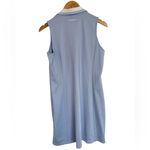 Tommy Bahama Light Blue Polo Dress White Collar Racquet Paddle Polo Sleeveless M Photo 6