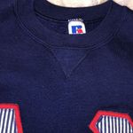 Vintage Sorority Sweatshirt Blue Size L Photo 3