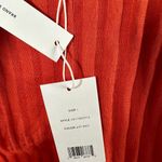 Vince Wide Rib Square Neck Tank Top Size Large Burnt Orchid Photo 3