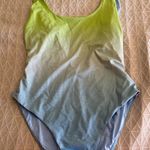 ONIA Sea Green Shimmer Ombré Swim Suit Photo 0