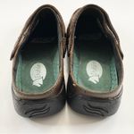 Dublin Riding Clogs Brown Leather Sz 7 Strap Equestrian Mules Slip On Comfort Photo 5