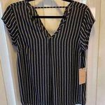 Halogen Striped Blouse Photo 0