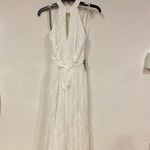 Monique Lhuillier NWT ML Keyhole Halter A-Line Gown Size 4 Photo 1