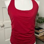 Elegant Cherry Red Halter Neck Women's Tank Top Y2K Streetwear Size M Photo 0