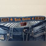 Rock Revival Women Size‎ 27 Western Embroider Jaylyn Skinny Denim Jeans Mid Rise Blue Photo 6