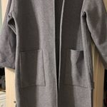 ZARA Double-Faced Wool Blend Coat Grey Medium-Large Photo 2