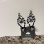 EXPRESS NWT  Pierced Dangle Drop Earrings Rhinestone MSRP $29.50 GIFT Photo 6