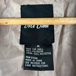 Me Jane Faux Fur Vest Womens M Taupe Hooded Plush Lined Cozy Boho Indie Neutral Photo 3