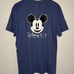 Disney WDW 100 Years of Wonder Anniversary T-Shirt Blue Original Mickey Mouse Photo 3