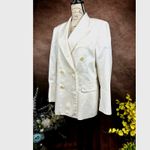 Zadig & Voltaire Vina Coton Blazer - Cream- size 40 (4) Photo 8