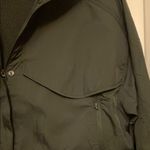 Athleta Black Cropped Utility Jacket with Prominent Collar Photo 2