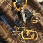 Fendi - Authentic  Brown Glazed Fabric Bucket Bag Photo 6
