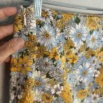 Urban Outfitters Flower Power 70s Daisy Mini Skirt Orange Yellow Festival Mod Photo 4