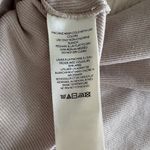 Maeve Anthropologie Faux Leather-Inset Pullover Stone Color size M Photo 9