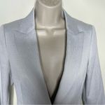 Reiss Neya textured silver one button blazer sz 0 Photo 7