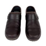 Merrell  Valetta Brown Leather PRO Slide Work Shoes Clogs Sz 7 Photo 1