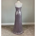 AQUA  Sleeveless V-Neck A-Line Long Evening Gown Purple Size 4 Formal Dress Photo 1