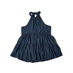 Anthropologie  Black Lavinia High Neck Halter Blouse Photo 6