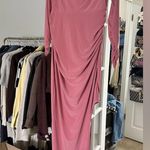 Kaylee Ruched maternity dress NWT Pink Size 8 Photo 2