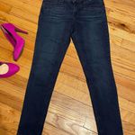 Banana Republic BR Leggings skinny jeans darkwash indigo light Distressed sz 27-4R denim Photo 0