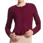CAbi Britt Boulce Merlot Red Jacket Blazer Size 6 Photo 2