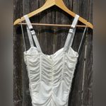 LEAU Miami Mesh Mini Dress NWT White Photo 12