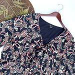 City Chic  Women’s Romper Jumper Black Orange Paisley V Neck Plus 24 Photo 0