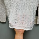 Missoni Exclusively Misook White and Green Chevron Collared Cardigan M Photo 8