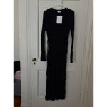 DISSH Ada Black Long Sleeve Midi Dress Photo 1