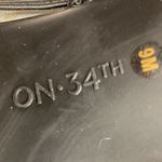 ON 34th Women's Square Open Toe Strappy Slingback Dress Sandals Black Size 9M Photo 12