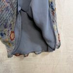 Chadwick's Y2K 6 Silk Blue Skirt Floral Cottage Romantic Fairy Coquette Ballet Photo 6