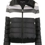 Perfect Moment Queenie Down Coat Jacket, Black Rainbow Size XS New w/Tag Photo 6