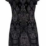 Jump Apparel Y2K black glitter bodycon dress size Small Photo 0